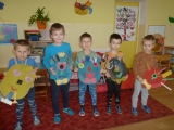 Příprava na karneval Žlutá třída