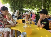 Návštěva seniorů z DS Mistra Křišťana ve školce