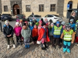 Třetí a čtvrtá třída na masopustním průvodu