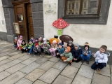 Návštěva muzea - výstava hub - 3. třída