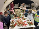 Návštěva muzea - výstava hub - 3. třída