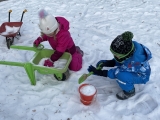 Hraní se sněhem - 4. třída