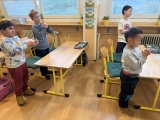 Návštěva ZŠ Zlatá stezka - předškoláci