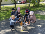 Hřiště po plavání - předškoláci