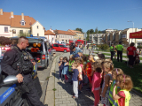 Ukázka práce záchranářů,policie a hasičů