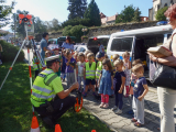 Ukázka práce záchranářů,policie a hasičů